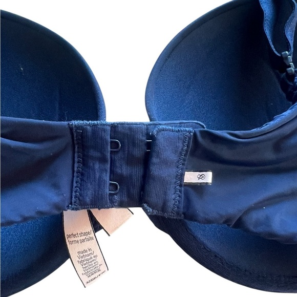 Victoria’s Secret PINK Push-Up Sports Bra – Navy Blue – 32DD! - Picture 5 of 8